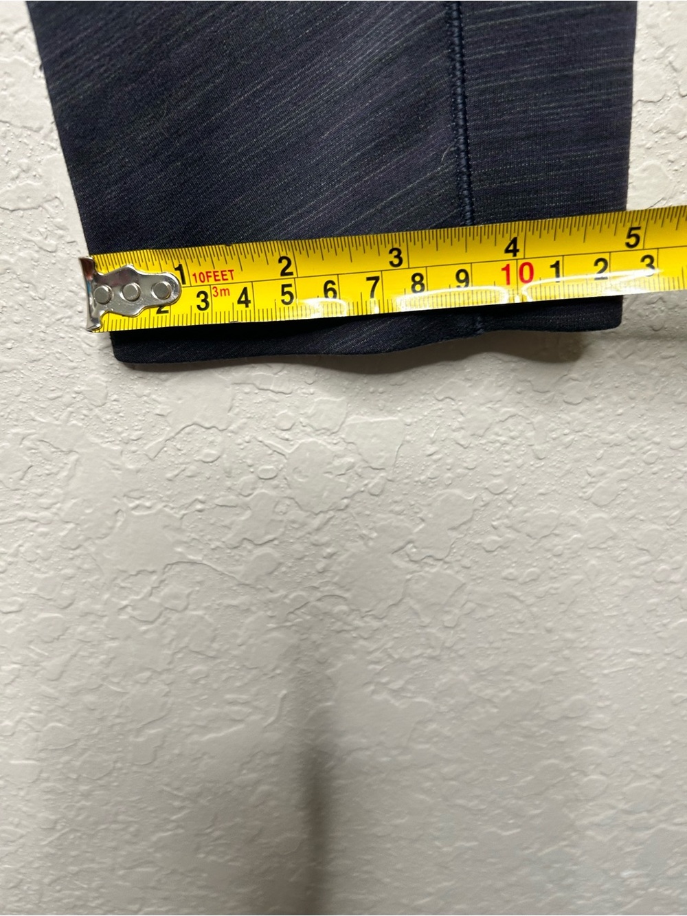 Athleta Salutation II Capri Navy Heather Leggings With Pockets Small - Picture 9 of 9